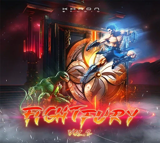 445个格斗游戏攻击骨骼断裂血液飞溅音效素材 Khron Studio Fight Fury Vol 2