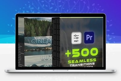 PR无缝转场预设+音效素材+调色预设合集包 500+ Seamless Transitions Pack