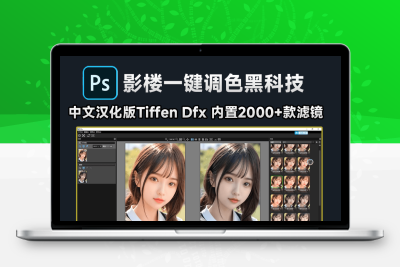 告别复杂调色！PS 影楼必备一键调色插件 DFT Tiffen Dfx 汉化版，内置 2000 + 滤镜惊艳登场