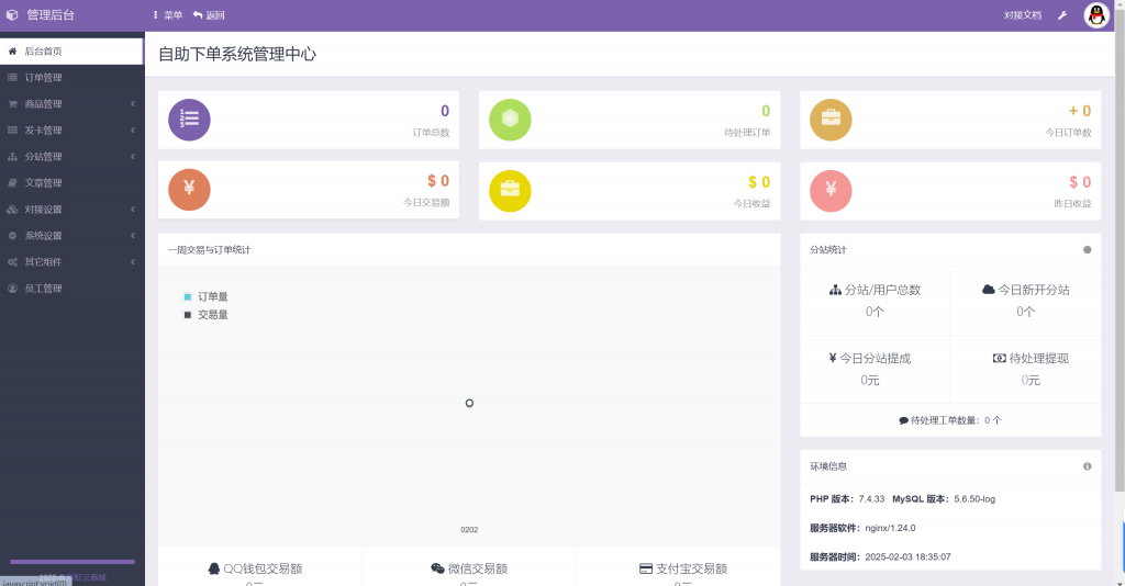 彩虹云商城二开-仿鲸发卡模版源码|星途资源网