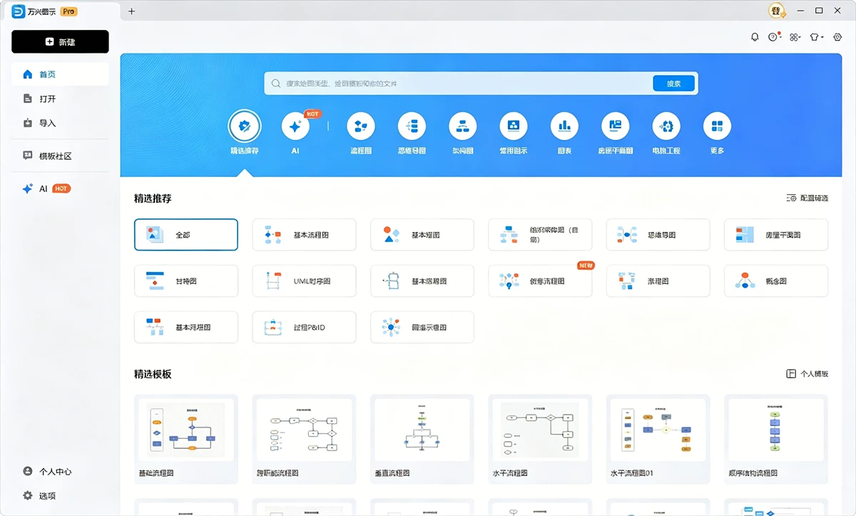 EdrawMax 亿图图示 v15.2.1.1532 万兴图示 思维导图 win/mac 中文绿色免激活版 260+图表类型,导出无水印!|星途资源网