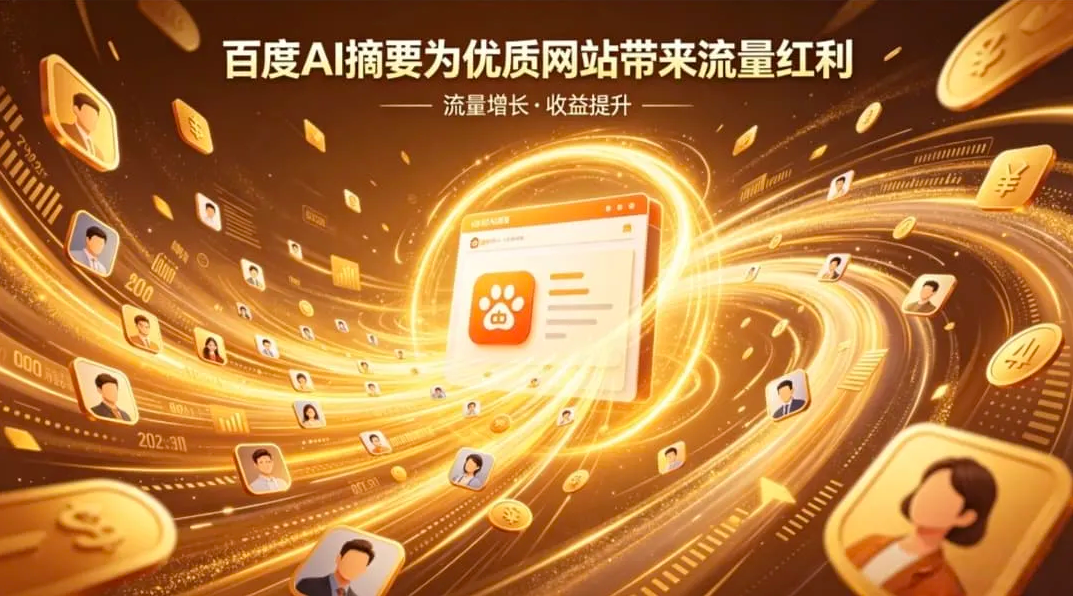 百度AI摘要重磅迭代！溯源标注+时间校验落地，2026站长收录排名优化规则重构